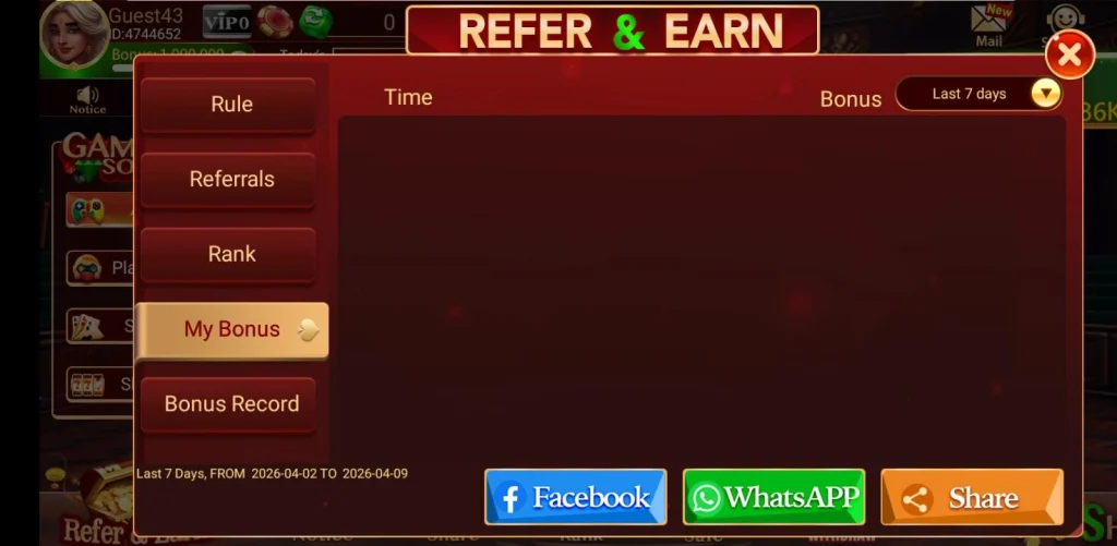 3Patti Google Game Bonuses