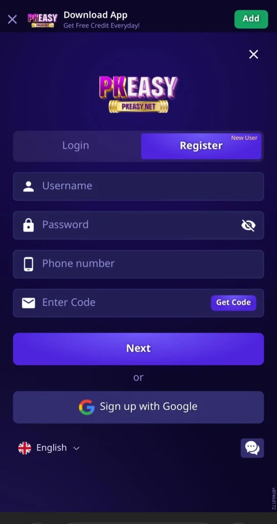 PKEasy Game Register