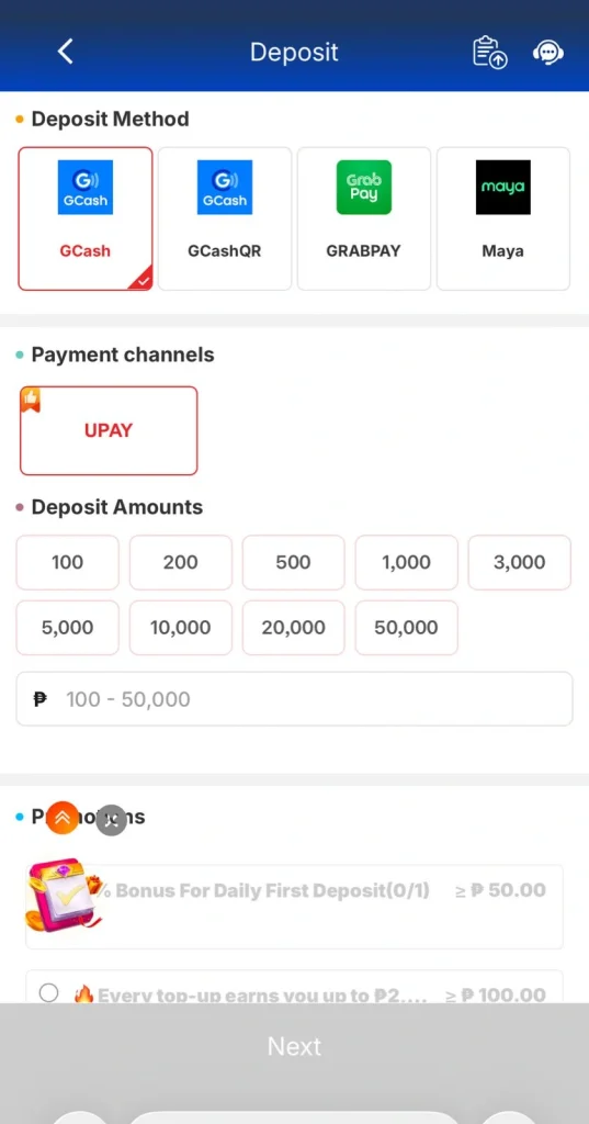 520JL Game Deposit