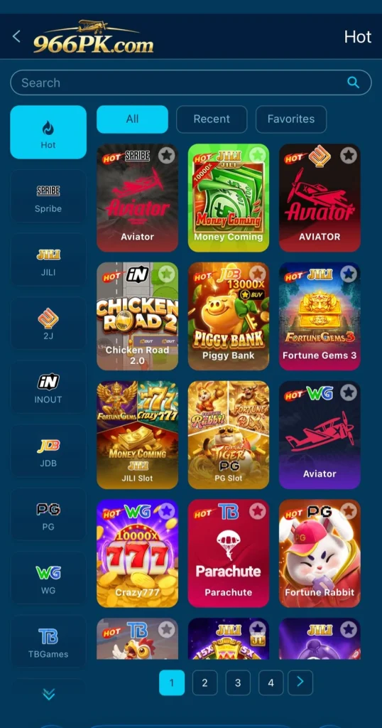 996PK Game List