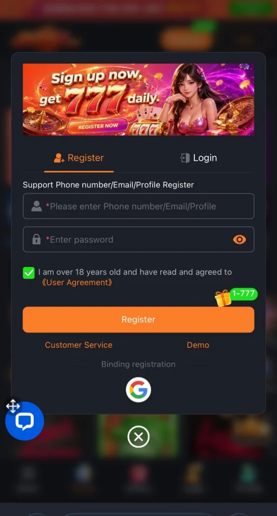 JK667 Game Register