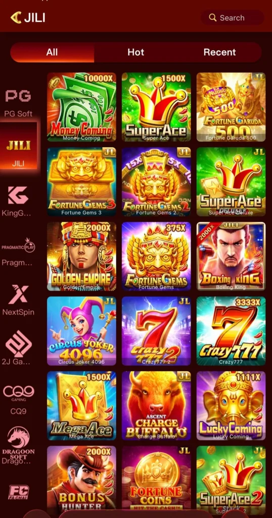 Hot77 Game List