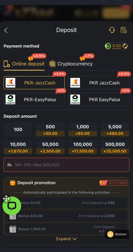 K77 Slot Game Deposit