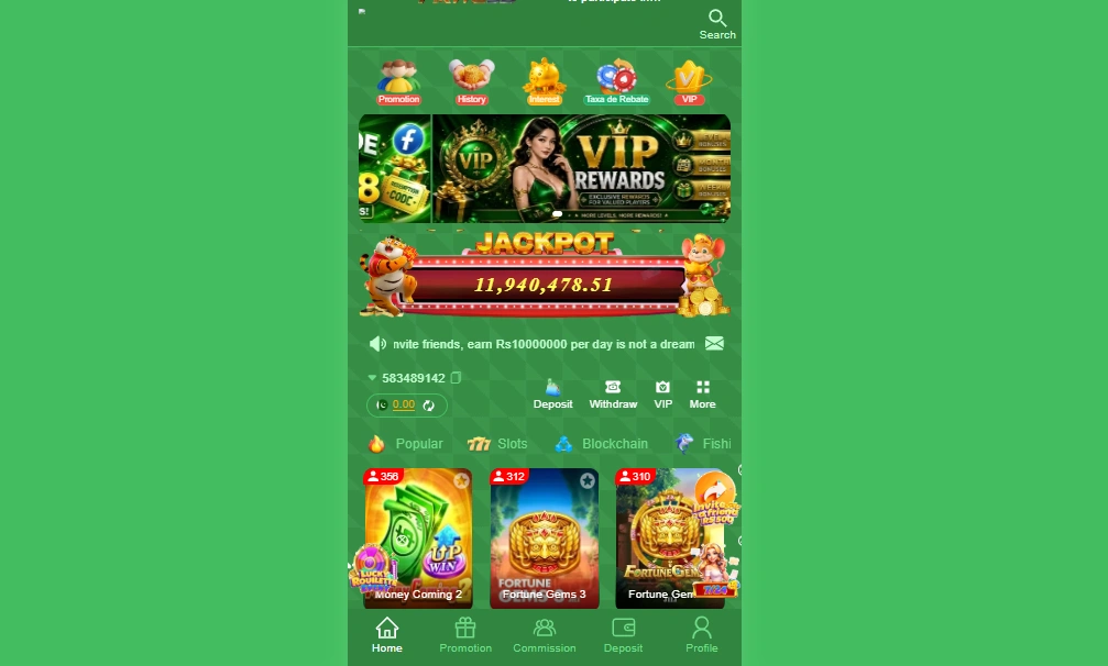 PKWG5D Game Interface Screeshot