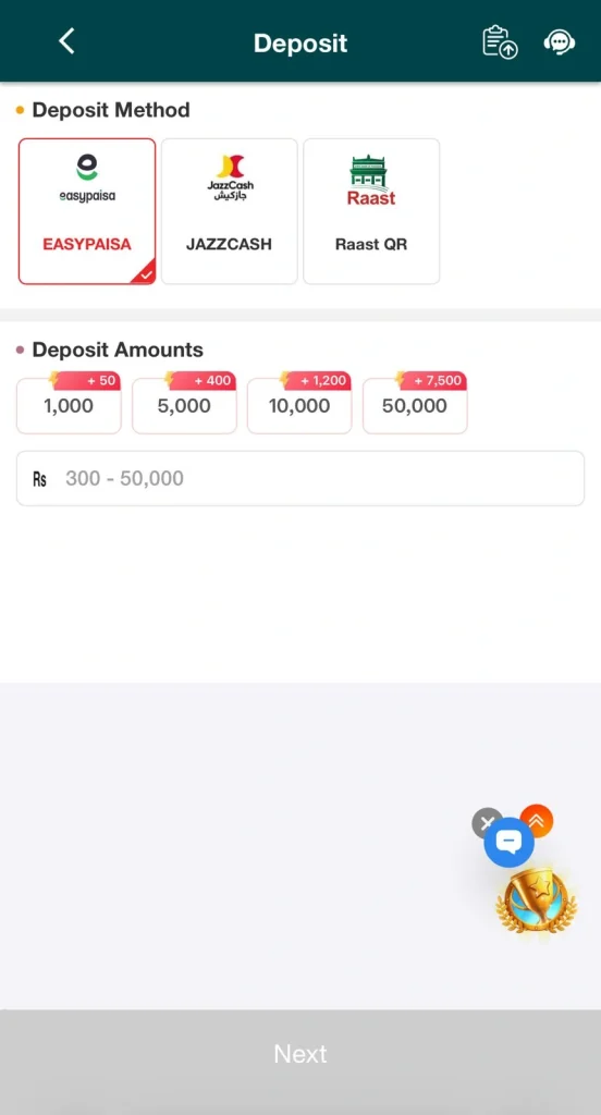PKSHAAN Game Deposit