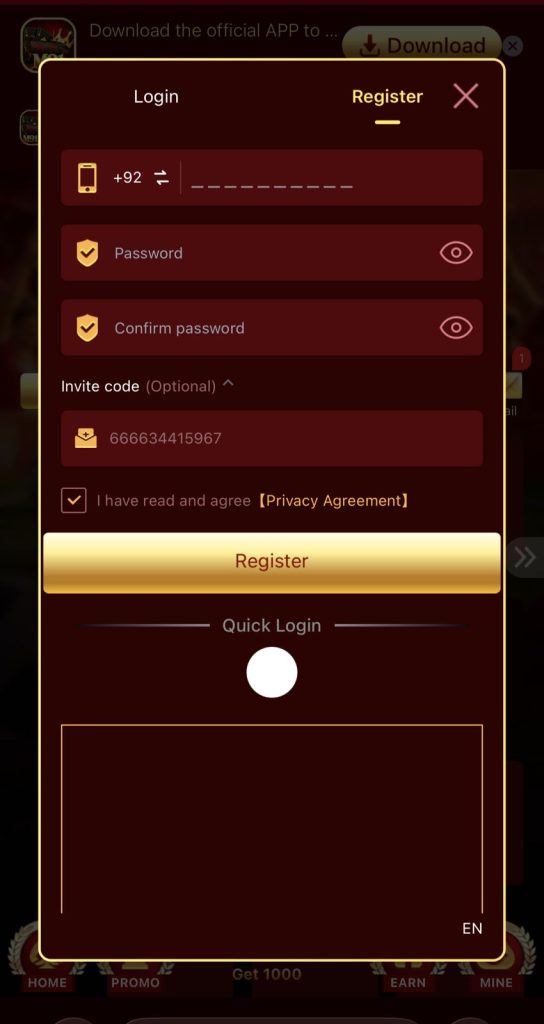M91 Game Register