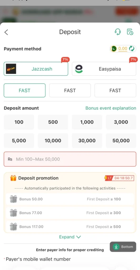 A777 Game Deposit